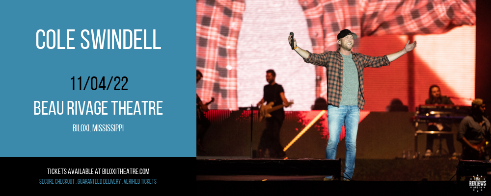 Cole Swindell at Beau Rivage Theatre