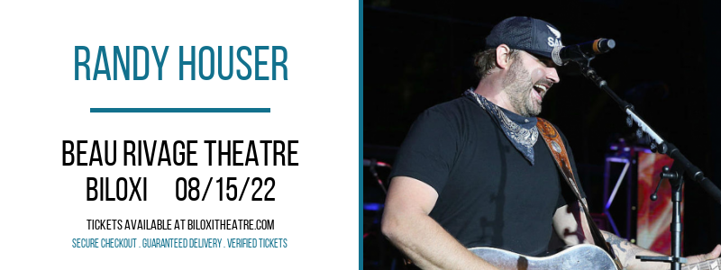 Randy Houser at Beau Rivage Theatre tickets Randy Houser at Beau Rivage Theatre