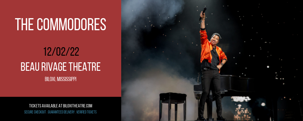 The Commodores at Beau Rivage Theatre tickets The Commodores at Beau Rivage Theatre