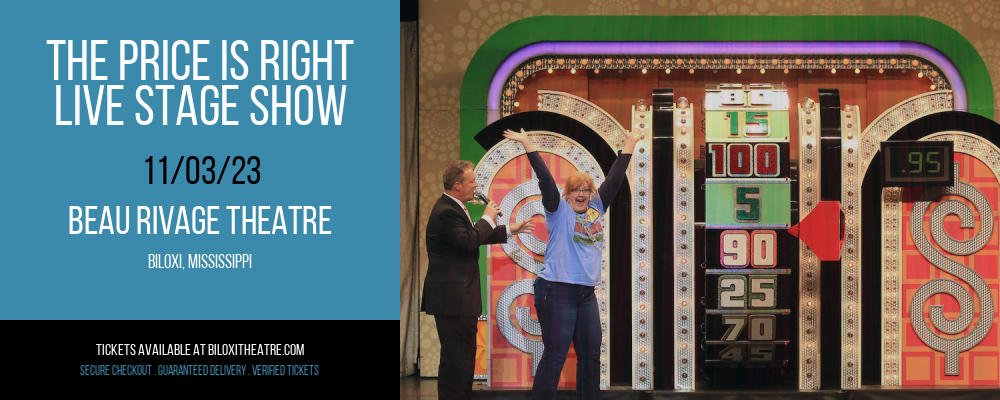 The Price Is Right - Live Stage Show at Beau Rivage Theatre