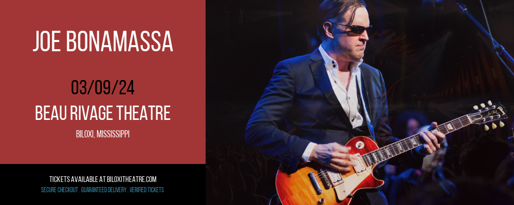 Joe Bonamassa at Beau Rivage Theatre