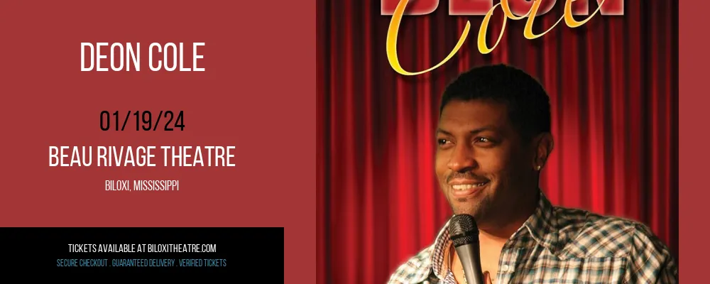Deon Cole at Beau Rivage Theatre