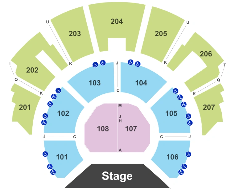 beau rivage theatre seating chart