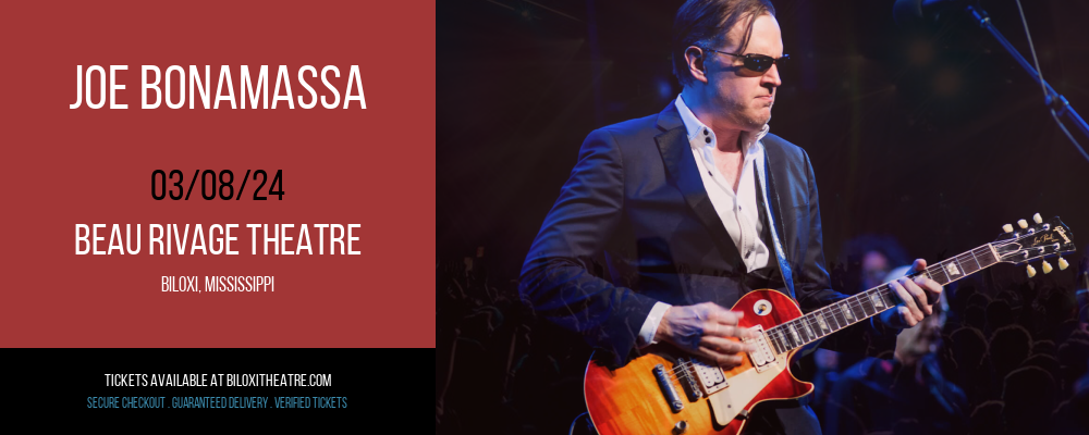 Joe Bonamassa at Beau Rivage Theatre